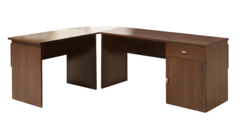 Prostorný psací stůl Madelin 3 ve tvaru písmene L