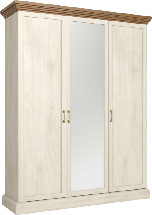 Velká třídveřová šatní skříň se zrcadlem Meryl 15