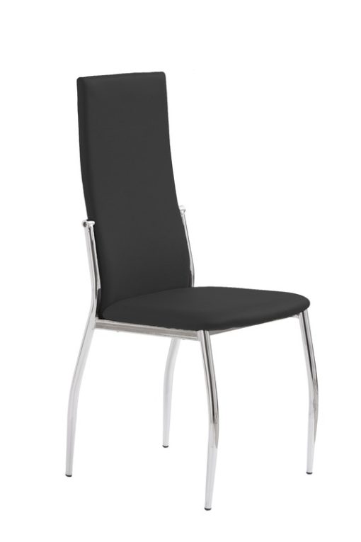 Čalouněná jídelní židle Delila 4 - černá