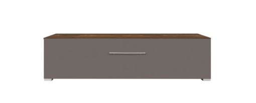 Televizní stolek Grey 1 - ořech columbia / šedý wolfram