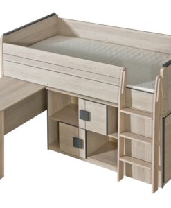Jednolůžková postel s výsuvným pultem Allarica 4
